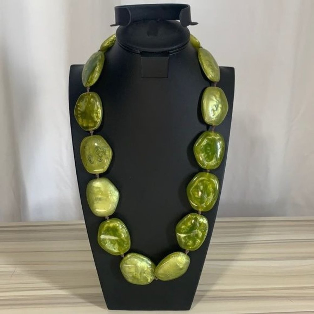 Green Statement Necklace